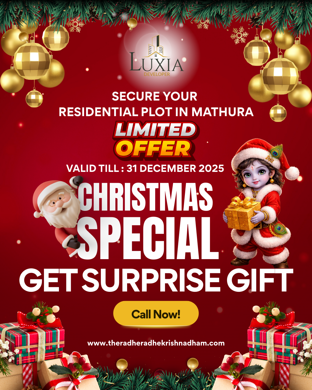 Christmas Offer Starts Today: Invest Residential Plot in Mathura