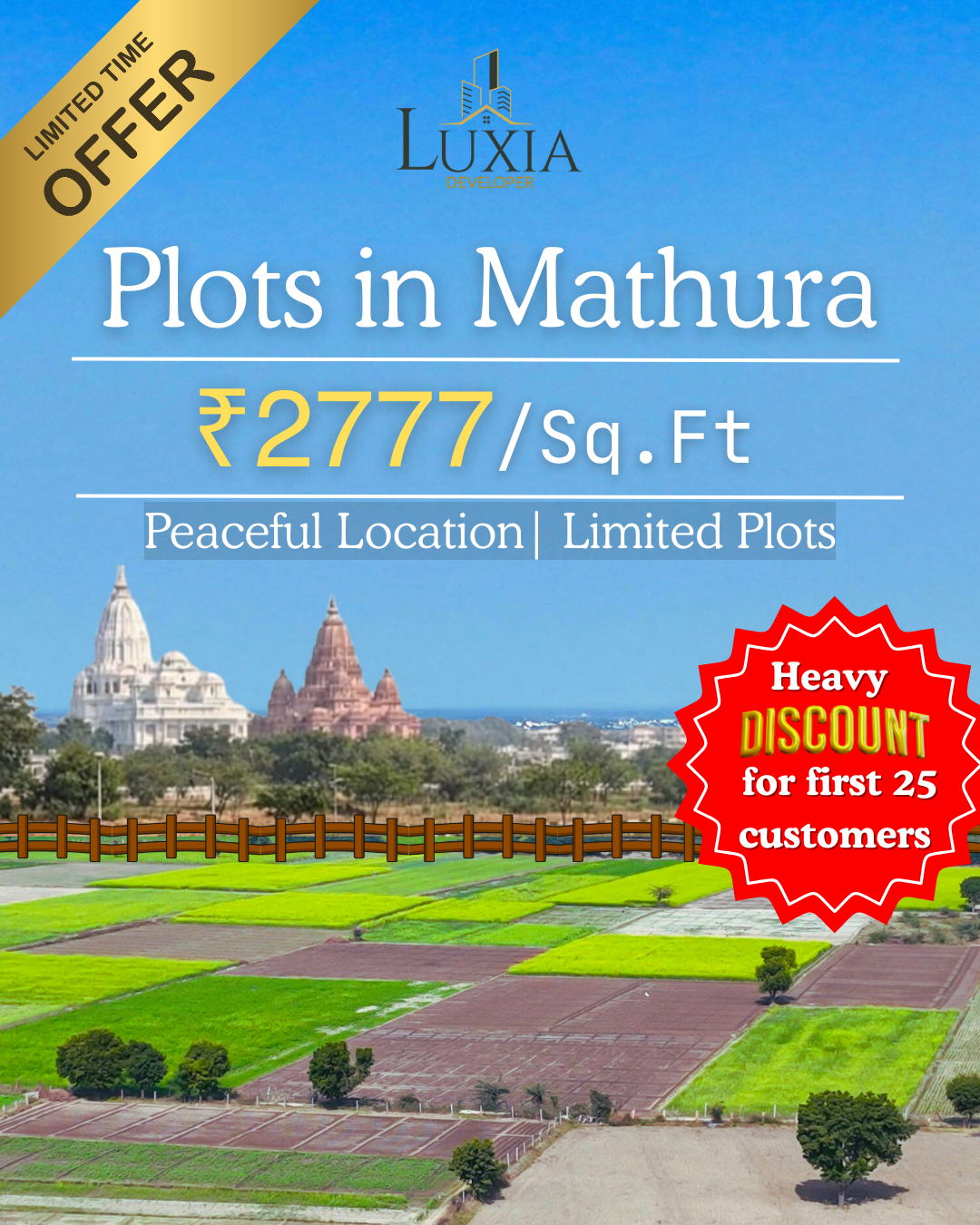 22nd January: An Auspicious Day to Invest in Residential Plots in Mathura