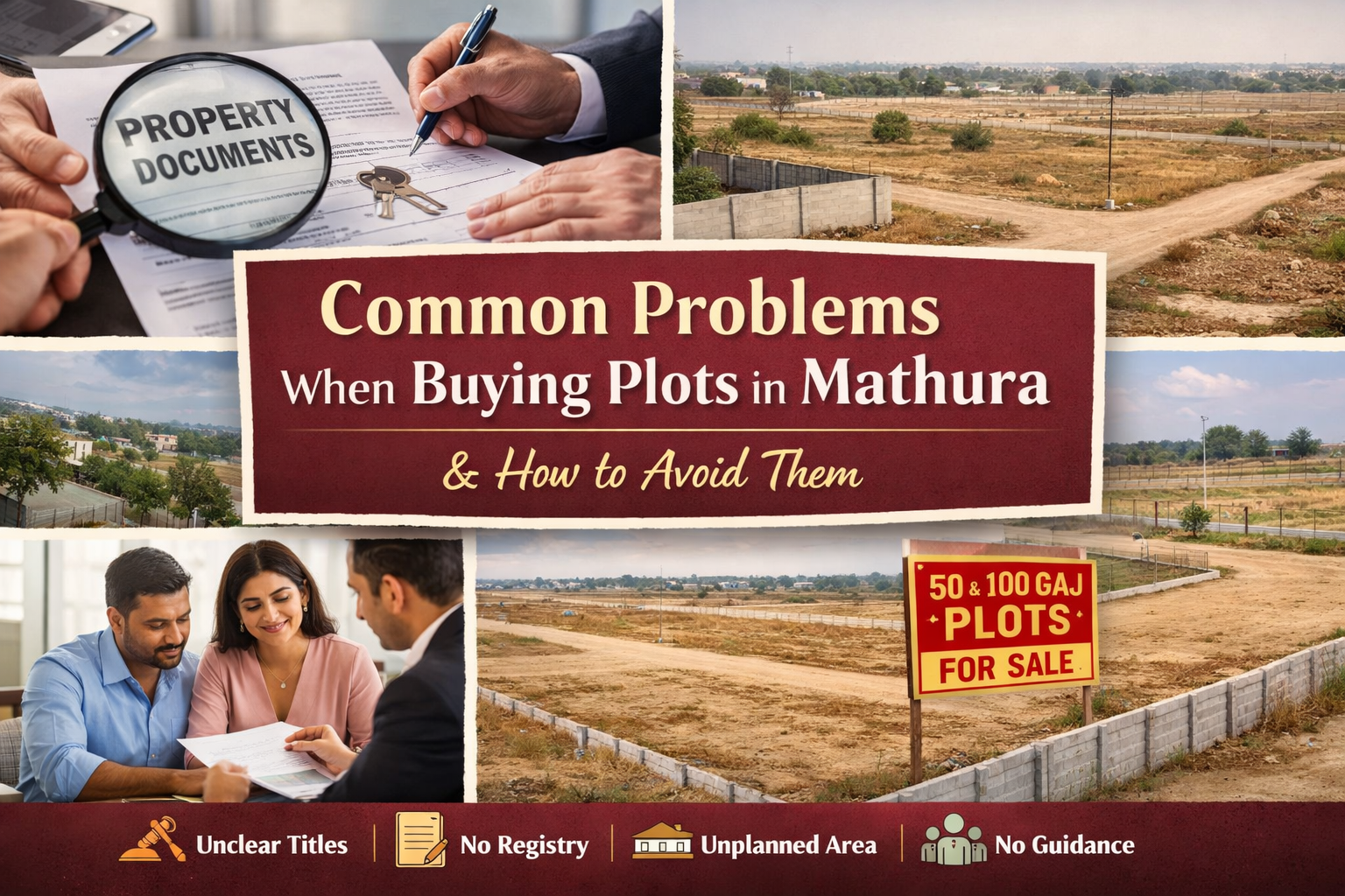 Common Problems When Buying Plots in Mathura & How to Avoid Them