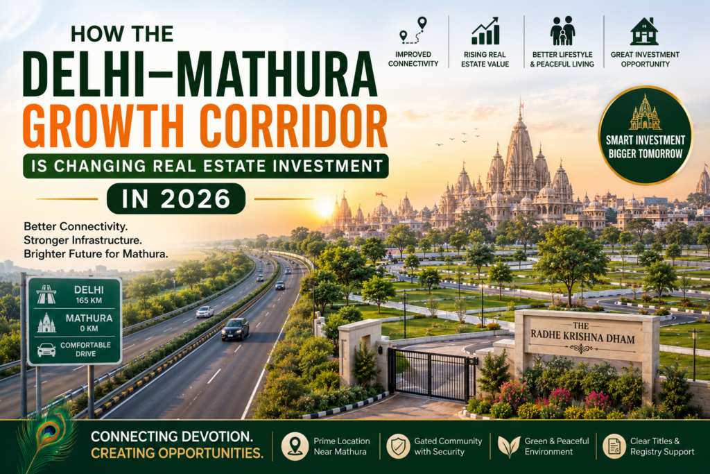 Delhi–Mathura Growth Corridor: Why Property Buyers Are Looking at Mathura in 2026