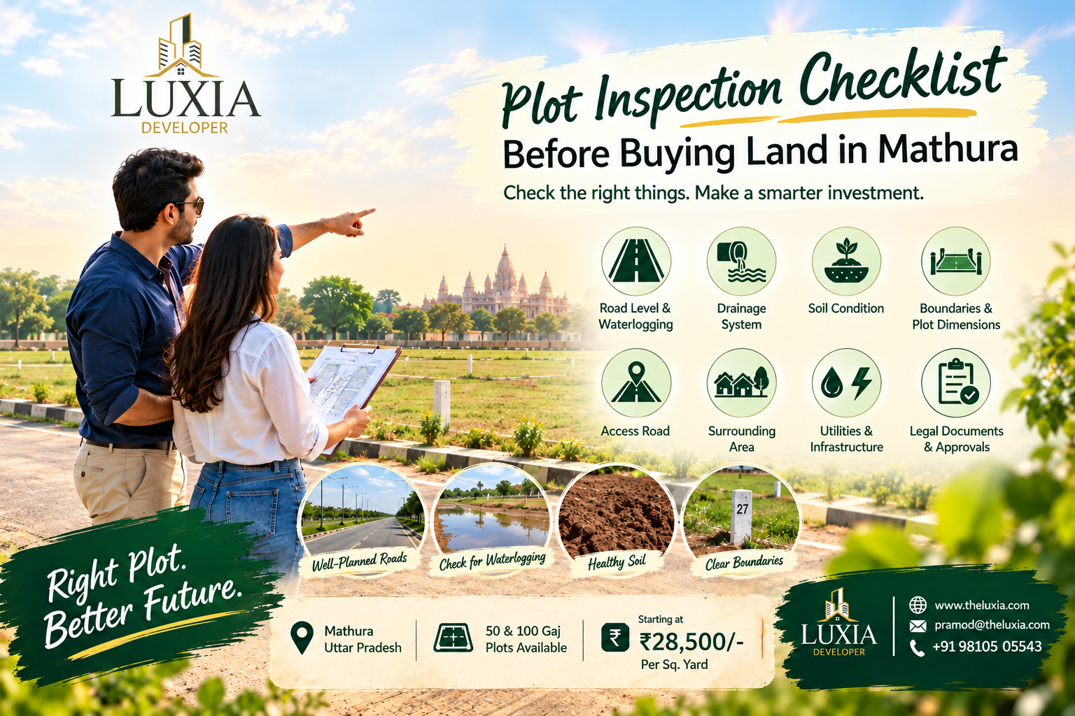 Plot Inspection Checklist Before Buying Land in Mathura